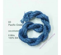 Шёлковое мулине Dinky-Dyes S-093 Pacific Ocean